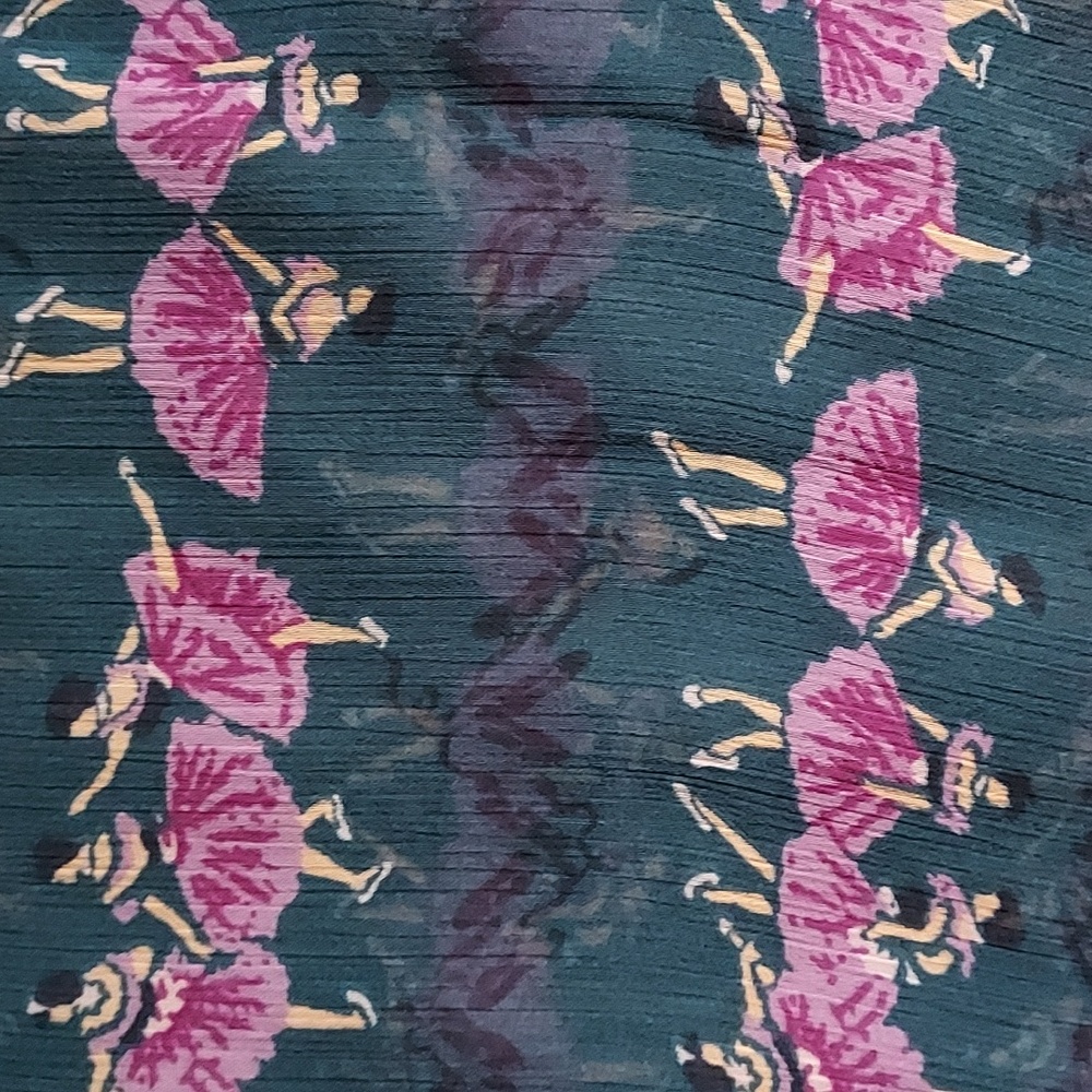 ModCloth Retro Mod Balletcore Coquette Grandmacore Twee Indie Maximalist Top M - Picture 4 of 8